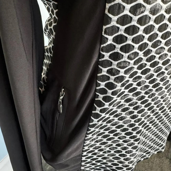 Frank Lyman Fishnet Cowl Neck Pullover - Picture 5 of 9